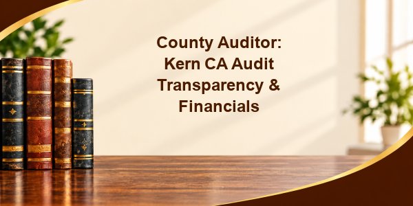 County Auditor: Kern CA Audit Transparency & Financials